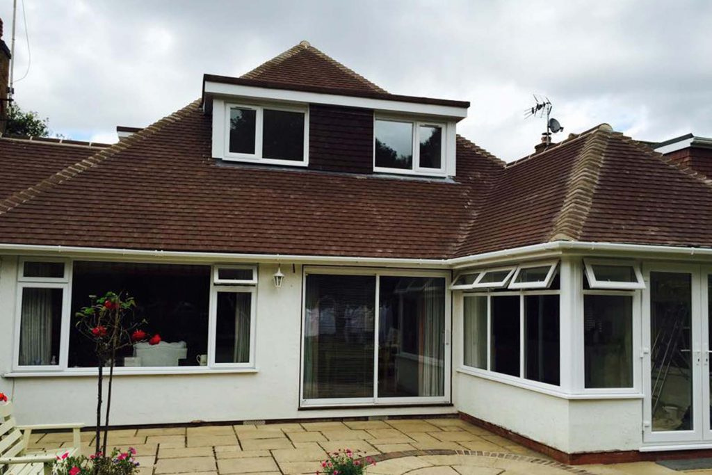 Loft conversion Kenilworth Warwickshire house attic roof completed project.